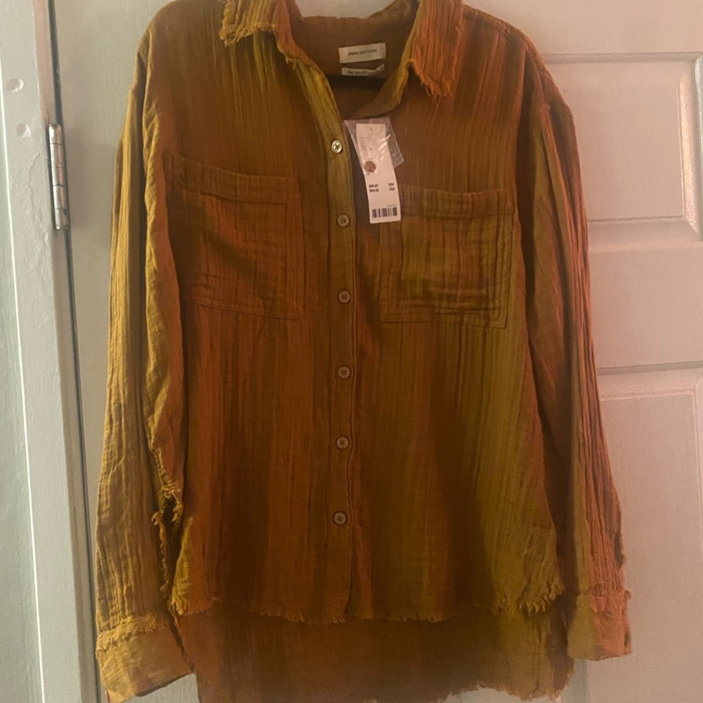 Urban Outfitters- Rust Button Up